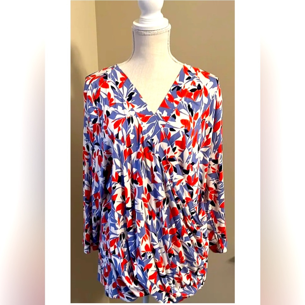 Ralph Lauren wrap top 3X